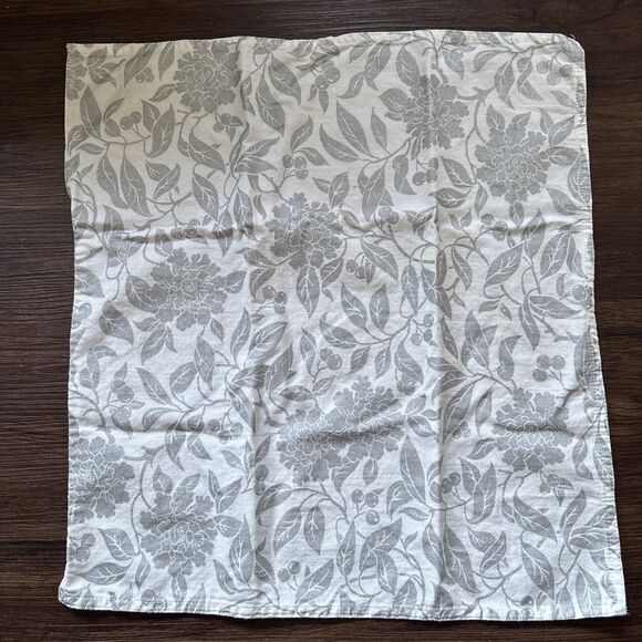 Vintage 90s Y2K RALPH LAUREN PINEVIEW SILVER Berry Floral Dinner Napkins(6) EUC - Picture 4 of 4